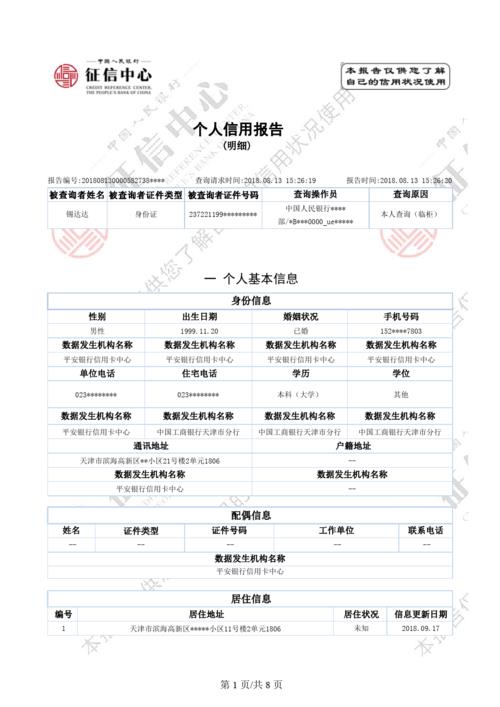 个人征信报告每年免费查询一次，你查了吗？