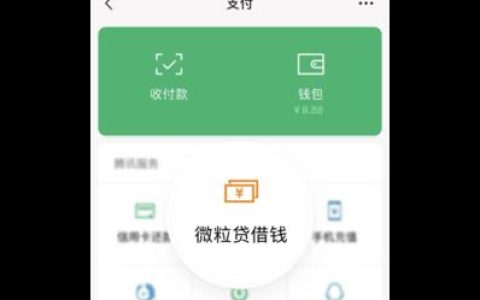 微信有什么借钱平台？