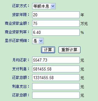 房产贷款利率计算器：帮你轻松计算房贷月供