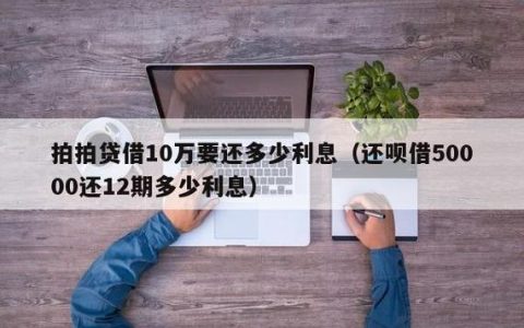 拍拍贷突然不能借了：原因及影响分析